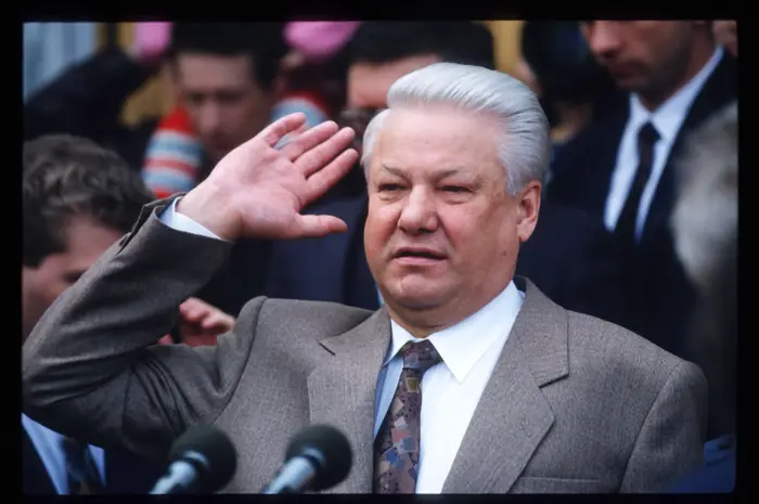 Борис Ельцин, 1993 год. Robert Nickelsberg, GettyImages