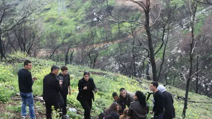 טקס אזכרה לחללי השב"ס שנהרגו בשריפה טקס אזכרה לחללי השב"ס שנהרגו בשריפה