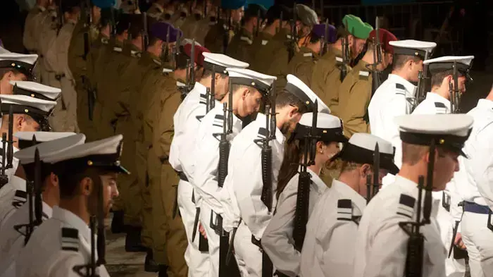 טקס יום הזיכרון ברחבת הכותל ירושלים, אפריל 2011