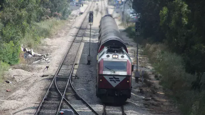 רכבת ישראל בתחנה