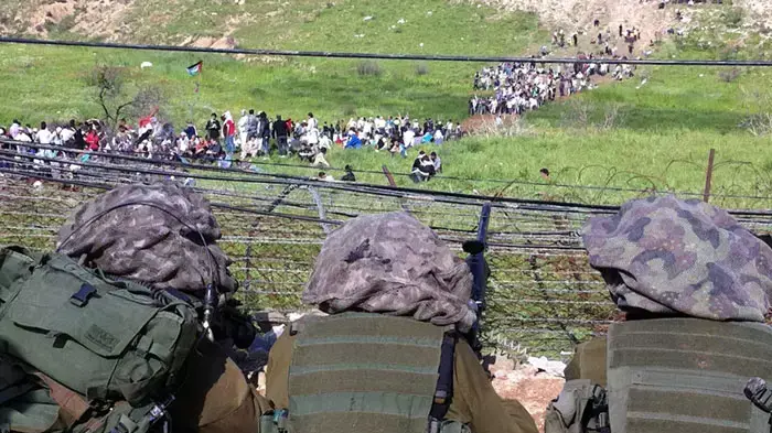 כוחות צה"ל מול חדירת עשרות סורים אל שטח ישראל, מאי 2011