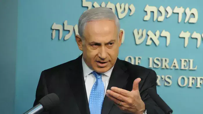 ראש הממשלה בנימין נתניהו במסיבת עיתונאים להשקת מטה הסייבר הלאומי, מאי 2011 ראש הממשלה בנימין נתניהו במסיבת עיתונאים להשקת מטה הסייבר הלאומי, מאי 2011