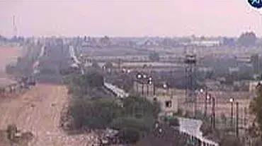 ציר פילדלפי לאחר הפיגוע ( ערוץ 10 ) ציר פילדלפי לאחר הפיגוע ( ערוץ 10 )