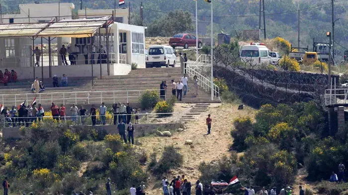 יום הנכסה, התגודדות אלימה בצד הסורי של מפגינים נגד ישראל, יוני 2011 יום הנכסה, התגודדות אלימה בצד הסורי של מפגינים נגד ישראל, יוני 2011