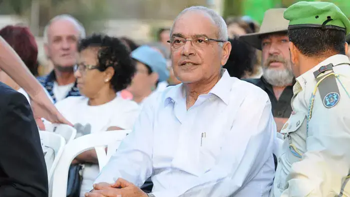 דן חלוץ בטקס אזכרה לחללי צה"ל מלחמת לבנון השנייה, יולי 2011 דן חלוץ בטקס אזכרה לחללי צה"ל מלחמת לבנון השנייה, יולי 2011