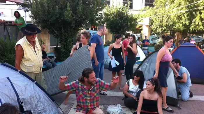 מחאת הדיור בקרית שמונה, יולי 2011 מחאת הדיור בקרית שמונה, יולי 2011