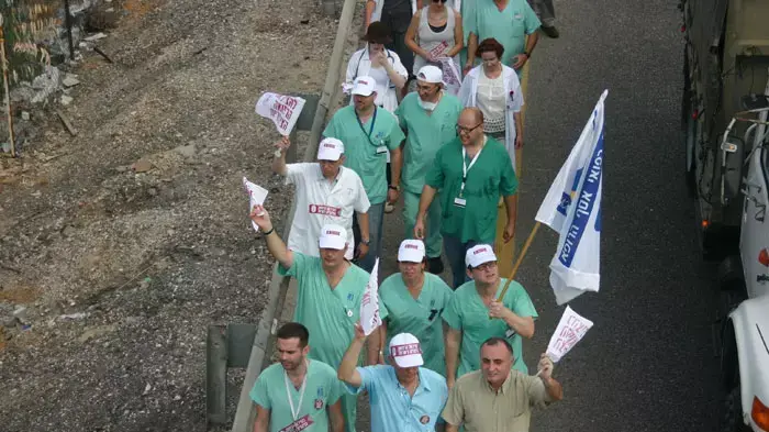 צעדת הרופאים היום מכפר חב"ד לכיוון ירושלים, יולי 2011