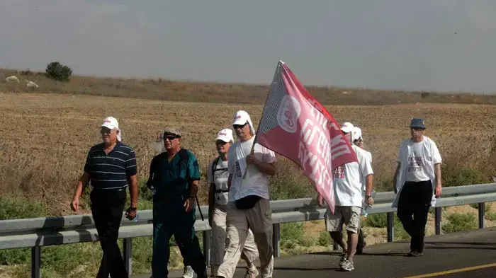 צעדת מחאת הרופאים ממשיכה , יומה השלישי, יולי 2011