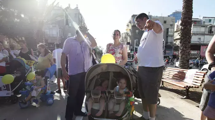 מחאת העגלות בתל אביב, יולי 2011 מחאת העגלות בתל אביב, יולי 2011
