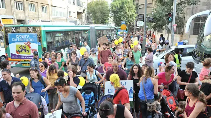 מחאת העגלות בירושלים, יולי 2011 31.7.2011 מחאת העגלות בירושלים, יולי 2011 31.7.2011