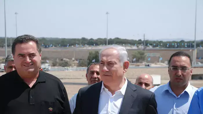 בנימין נתניהו ראש הממשלה חונך את צומת המוביל , אוגוסט 2011 בנימין נתניהו ראש הממשלה חונך את צומת המוביל , אוגוסט 2011