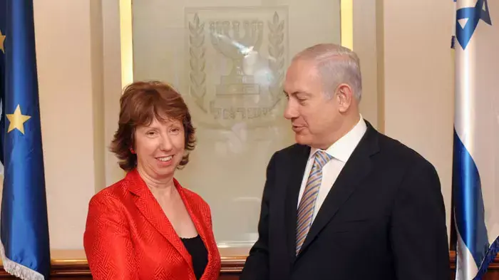 ראש הממשלה נתניהו עם קתרין אשטון בפגישה עם הנציבה העליונה לחוץ וביטחון של האיחוד האירופי, ספטמבר 2011 ראש הממשלה נתניהו עם קתרין אשטון בפגישה עם הנציבה העליונה לחוץ וביטחון של האיחוד האירופי, ספטמבר 2011