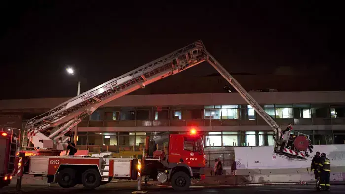 שריפה בהיכל התרבות בתל אביב. ספטמבר 2011 שריפה בהיכל התרבות בתל אביב. ספטמבר 2011