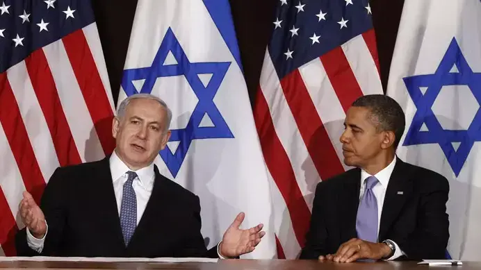ראש הממשלה בנימין נתניהו במסיבת עיתונאים עם נשיא ארה"ב ברק אובמה, ניו יורק, 21 בספטמבר 2011 ראש הממשלה בנימין נתניהו במסיבת עיתונאים עם נשיא ארה"ב ברק אובמה, ניו יורק, 21 בספטמבר 2011