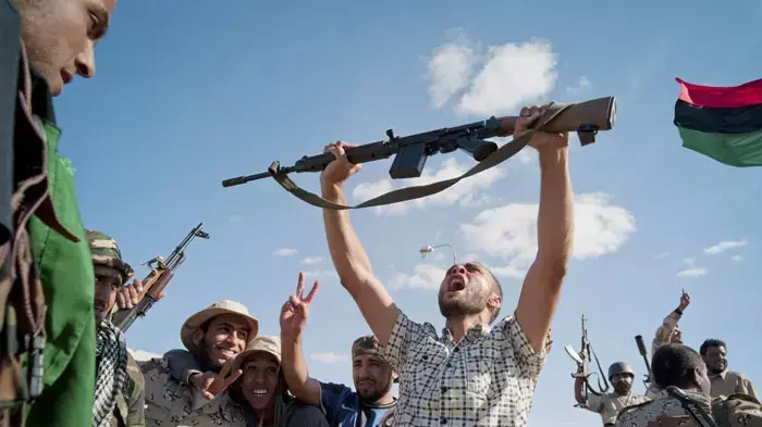 המורדים בלוב חוגגים את מותו של מועמר קדאפי המורדים בלוב חוגגים את מותו של מועמר קדאפי