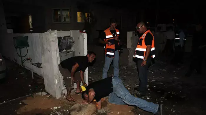 גראד פגע במבנה באשקלון, אוקטובר 2011 גראד פגע במבנה באשקלון, אוקטובר 2011