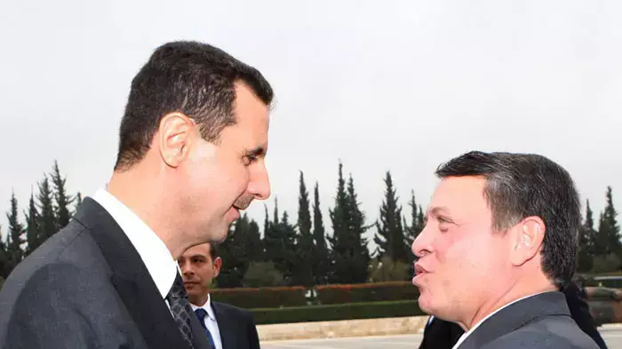 נושא: מלך ירדן עבדאללה ונשיא סוריה בשאר אסד נפגשים בסוריה, דצמבר 2009 נושא: מלך ירדן עבדאללה ונשיא סוריה בשאר אסד נפגשים בסוריה, דצמבר 2009