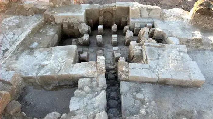 בית מרחץ עתיק נחשף בשפלת יהודה, דצמבר 2011 בית מרחץ עתיק נחשף בשפלת יהודה, דצמבר 2011