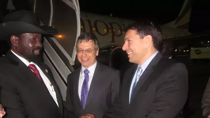 פגישת נשיא דרום סודן עם ח"כ דני דנון פגישת נשיא דרום סודן עם ח"כ דני דנון