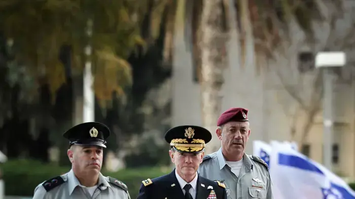 רמטכ"ל צבא ארה"ב מרטין דמפסי נפגש עם הרמטכ"ל בני גנץ בקריה רמטכ"ל צבא ארה"ב מרטין דמפסי נפגש עם הרמטכ"ל בני גנץ בקריה