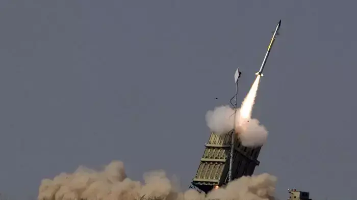 מערכת כיפת ברזל משגרת טיל ליירוט רקטת קסאם מערכת כיפת ברזל משגרת טיל ליירוט רקטת קסאם