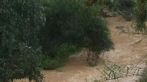 שיטפון בנחל שקמה במועצה האזורית שער הנגב שיטפון בנחל שקמה במועצה האזורית שער הנגב