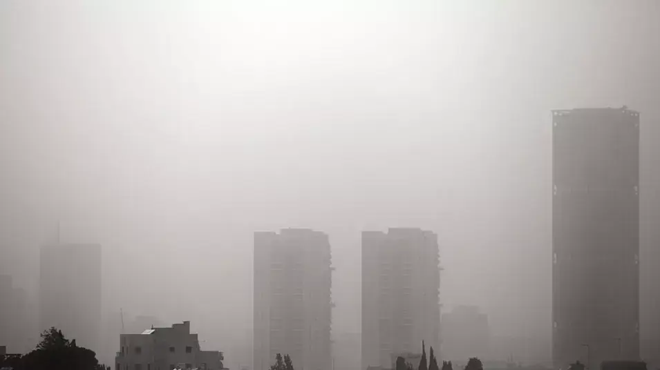 אובך בתל אביב, מרץ 2012 אובך בתל אביב, מרץ 2012