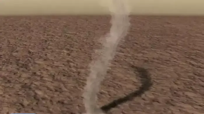 סופת טורנדו על המאדים סופת טורנדו על המאדים