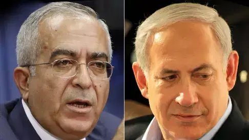 בנימין נתניהו וסלאם פיאד בנימין נתניהו וסלאם פיאד