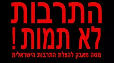 מתוך סרטון מטה המאבק למען התרבות הישראלית