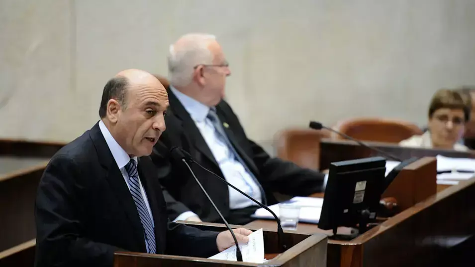 שאול מופז במליאת הכנסת שאול מופז במליאת הכנסת