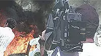 אילוסטרציה התקשורת במהומות אילוסטרציה התקשורת במהומות