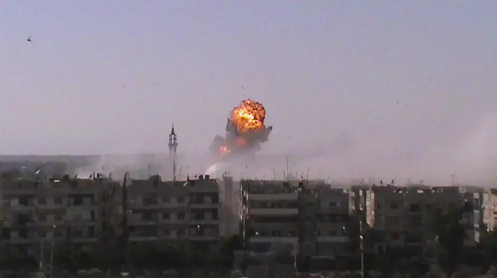 צבא סוריה מפגיז את העיר חומס, 13 ביוני 2012 צבא סוריה מפגיז את העיר חומס, 13 ביוני 2012