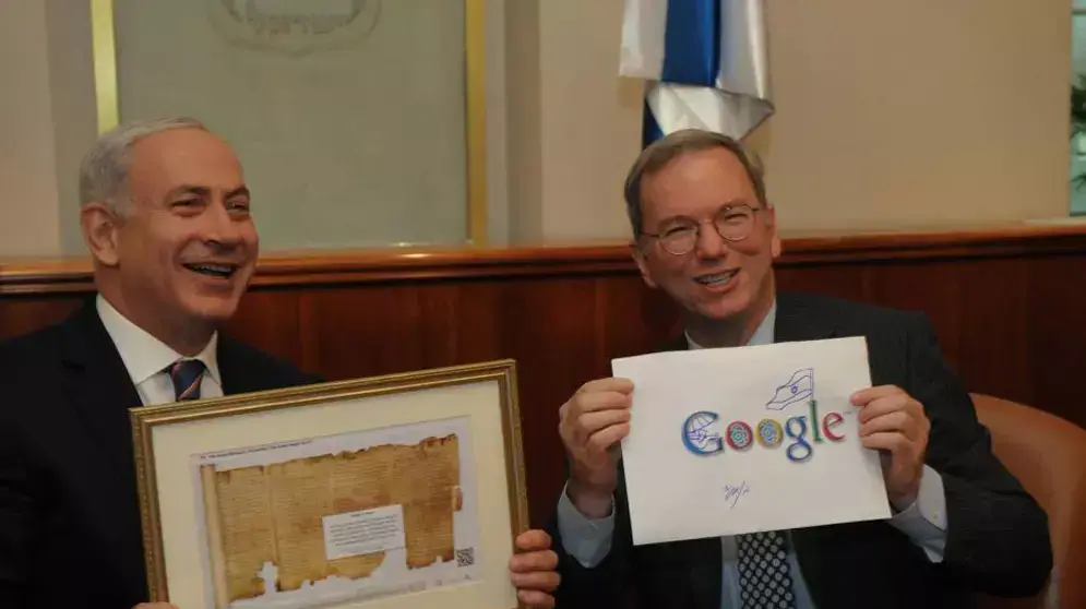 ראש הממשלה בנימין נתניהו נפגש עם יו"ר גוגל אריק שמידט, יוני 2012 ראש הממשלה בנימין נתניהו נפגש עם יו"ר גוגל אריק שמידט, יוני 2012