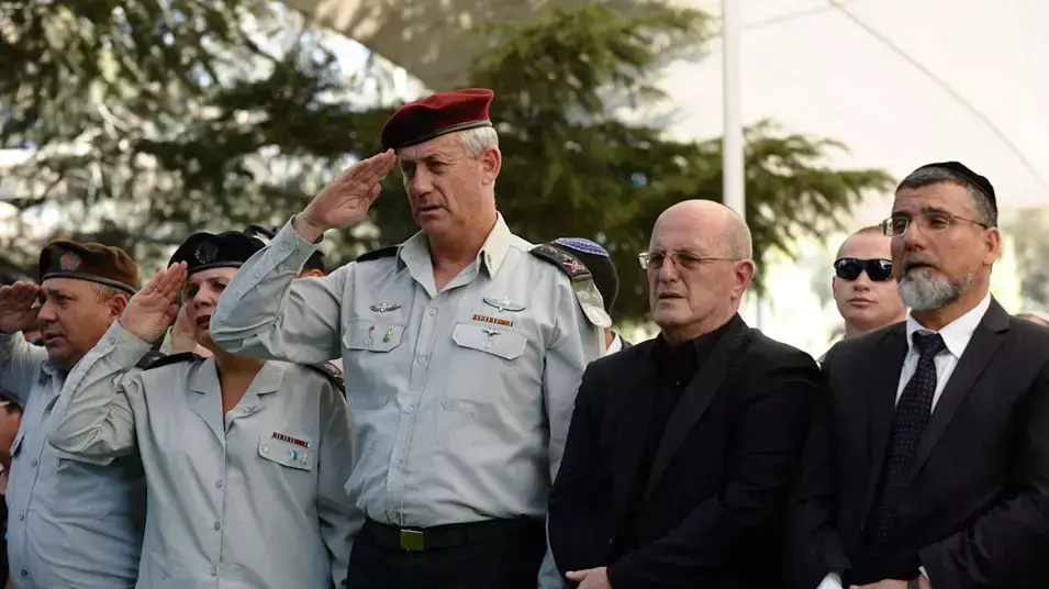הרמטכ"ל בני גנץ טקס זיכרון לחללי מלחמת לבנון השנייה, יולי 2012