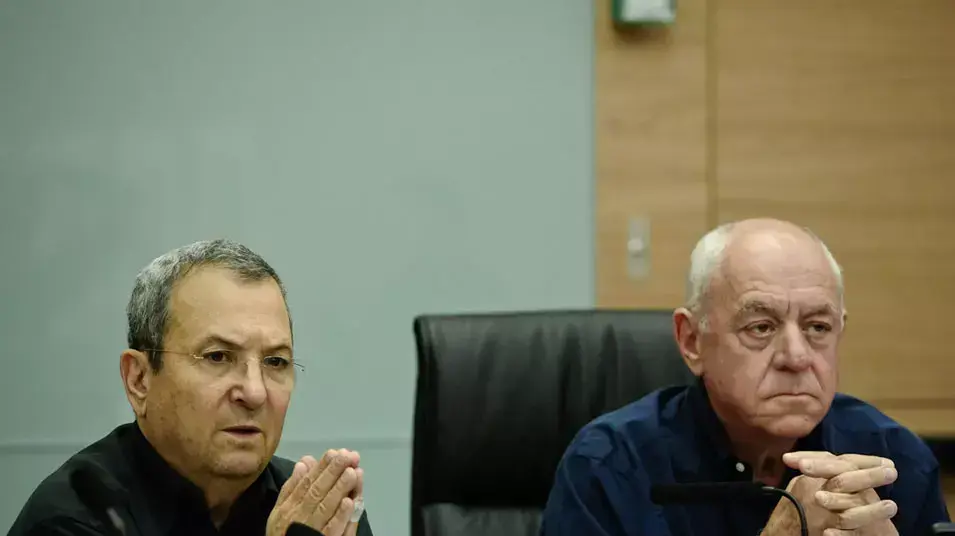 אהוד ברק ומוטי בראון בועדת חוץ ובטחון אהוד ברק ומוטי בראון בועדת חוץ ובטחון