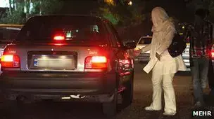 זונה ברחוב בטהרן, בירת אירן זונה ברחוב בטהרן, בירת אירן
