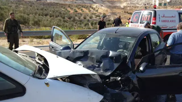 תאונת דרכים ליד ההתנחלות תקוע באזור גוש עציון תאונת דרכים ליד ההתנחלות תקוע באזור גוש עציון