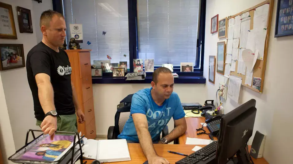 יחידת המחשוב של משטרת מחוז תל אביב, ספטמבר 2012 יחידת המחשוב של משטרת מחוז תל אביב, ספטמבר 2012