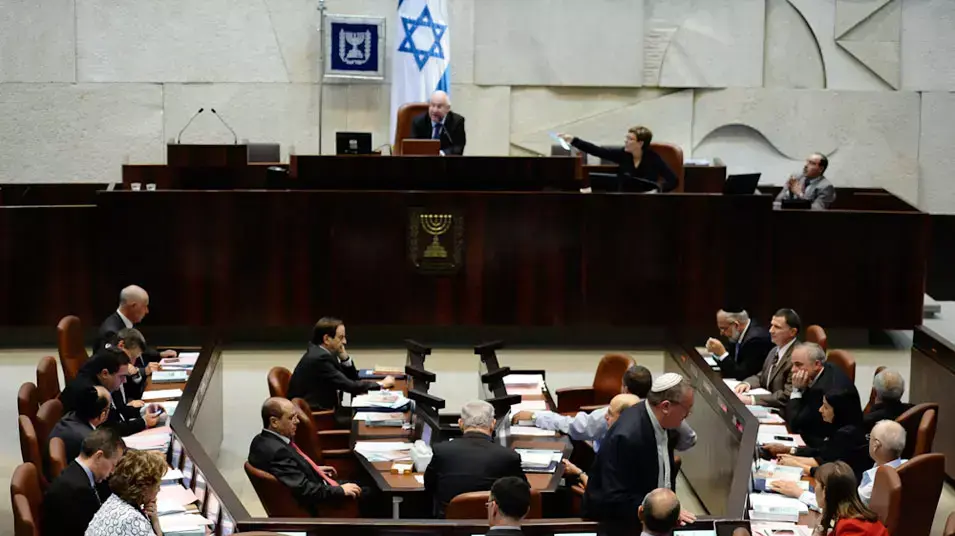 מליאת הכנסת הצביעה בקריאה ראשונה על פיזור הכנסת מליאת הכנסת הצביעה בקריאה ראשונה על פיזור הכנסת