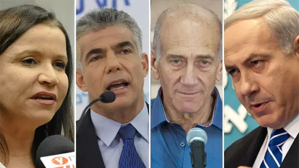 אולמרט יחימוביץ' ביבי ליברמן אולמרט יחימוביץ' ביבי ליברמן