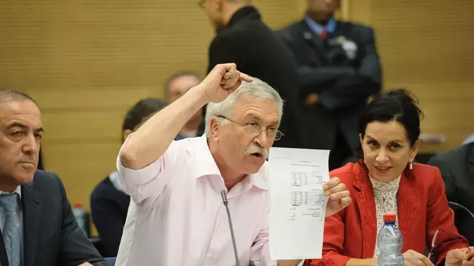 ישראל חסון בדיון בוועדת הכנסת על פילוג סיעת קדימה דצמבר 12 ישראל חסון בדיון בוועדת הכנסת על פילוג סיעת קדימה דצמבר 12