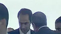 גמאל מובארק בנו של נשיא מצרים צילום ערוץ 10 גמאל מובארק בנו של נשיא מצרים צילום ערוץ 10