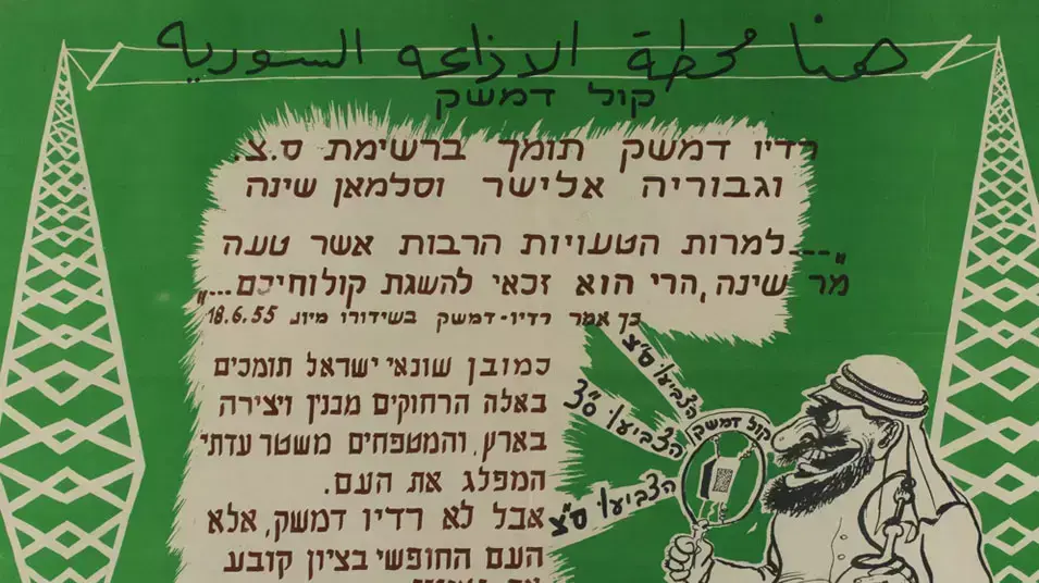 מאוסף הספרייה הלאומית: כרזת תעמולה של מפא"י נגד המפלגות הספרדיות, בחירות 1955 מאוסף הספרייה הלאומית: כרזת תעמולה של מפא"י נגד המפלגות הספרדיות, בחירות 1955