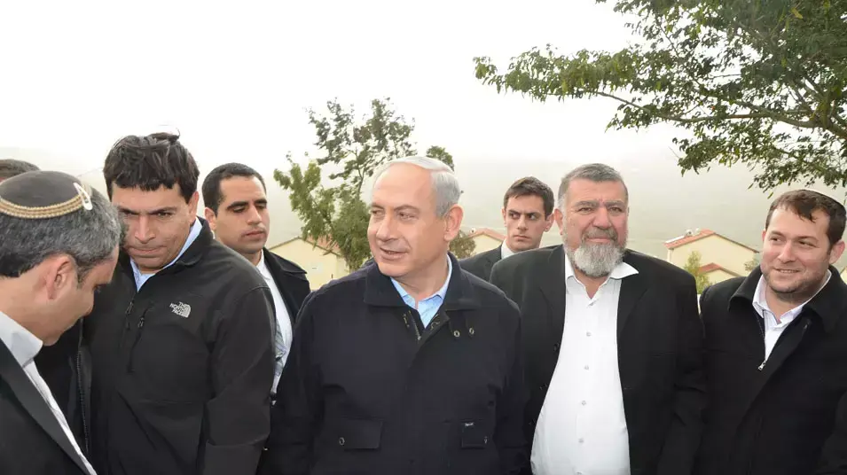 ראש הממשלה מבקר בהתנחלות רחלים, ינואר 2013 ראש הממשלה מבקר בהתנחלות רחלים, ינואר 2013