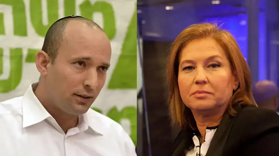 ציפי לבני ונפתלי בנט, ינואר 2013 ציפי לבני ונפתלי בנט, ינואר 2013