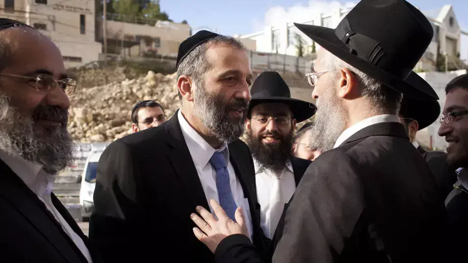 אריה דרעי בבוקר אחרי הבחירות, ינואר 2013 אריה דרעי בבוקר אחרי הבחירות, ינואר 2013
