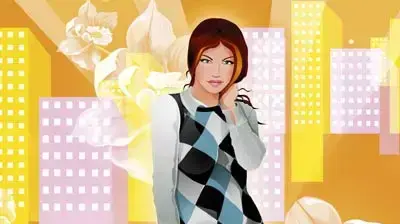 ויוי המנחה המצויירת של ערוץ ויוה ויוי המנחה המצויירת של ערוץ ויוה