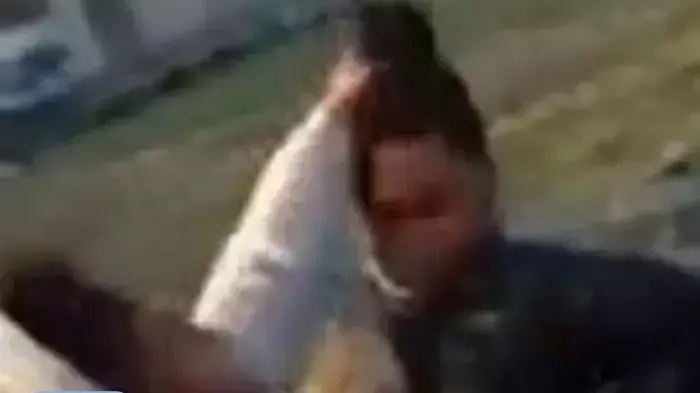 שתי ילדות הוכלות מכות בפארק בניו יורק שתי ילדות הוכלות מכות בפארק בניו יורק