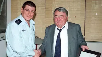 אליעזר שקדי וקלוד לנצמן במאי הסרט שואה אליעזר שקדי וקלוד לנצמן במאי הסרט שואה